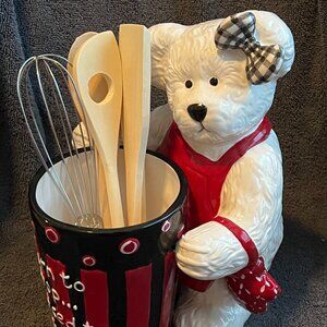 Boyds Home "Forced to Cook" Utensil Holder